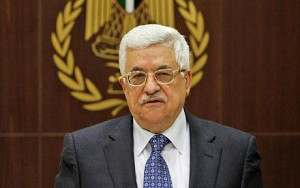 Palestinian President Mahmoud Abbas attends a meeting of the PLO executive committee at his compound in the West Bank city of Ramallah, Wednesday, Feb. 18, 2009. (AP Photo/Muhammed Muheisen)